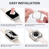 Glass+Bling Cover For Apple Watch Case 44 45mm 41mm 40mm 42mm 44 mm Diamond bumper+Screen Protector iwatch series10 9 8 7 5 6 SE