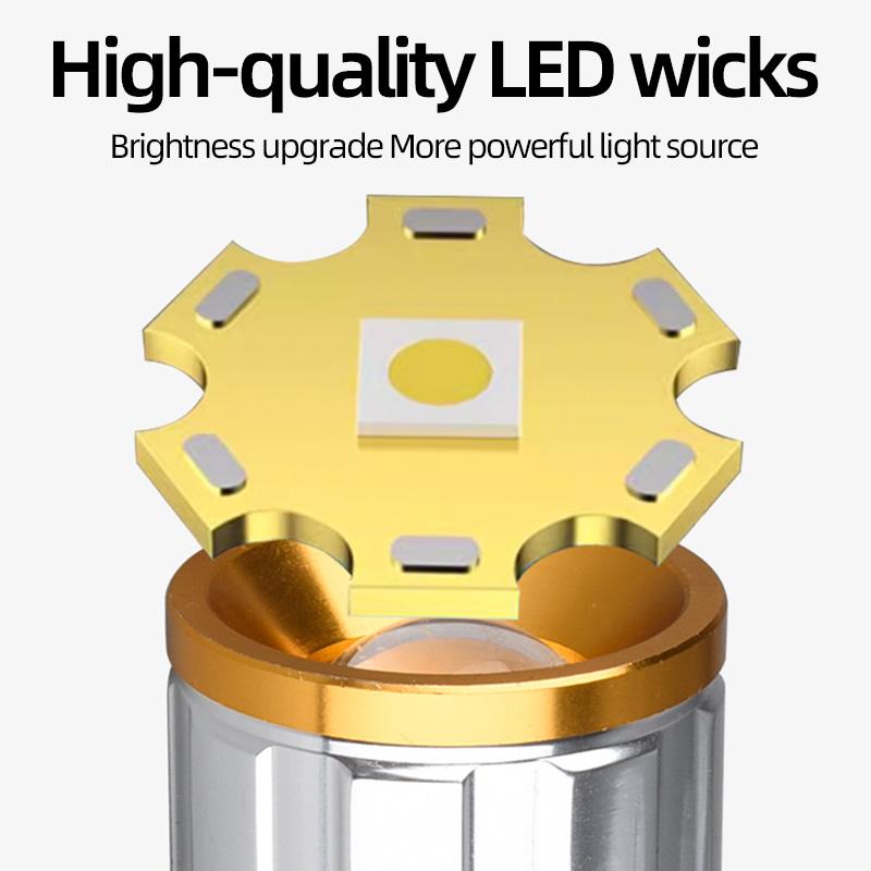 LED digital display multi-purpose travel camping lights work lights can be switched to support UBS charging.
