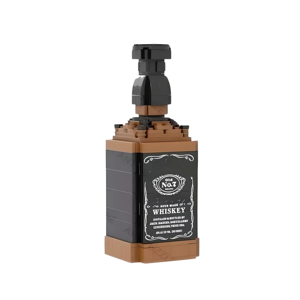 Neue Kreative Whiskey-Flaschen Bausteine, 3D Puzzle DIY Modellbausätze für Erwachsene, Heimbar Dekoration, 10 Stile verfügbar