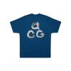 Nike T Shirts Men's Blue Crew Neck Moderate Straight Fit CT4175-432
