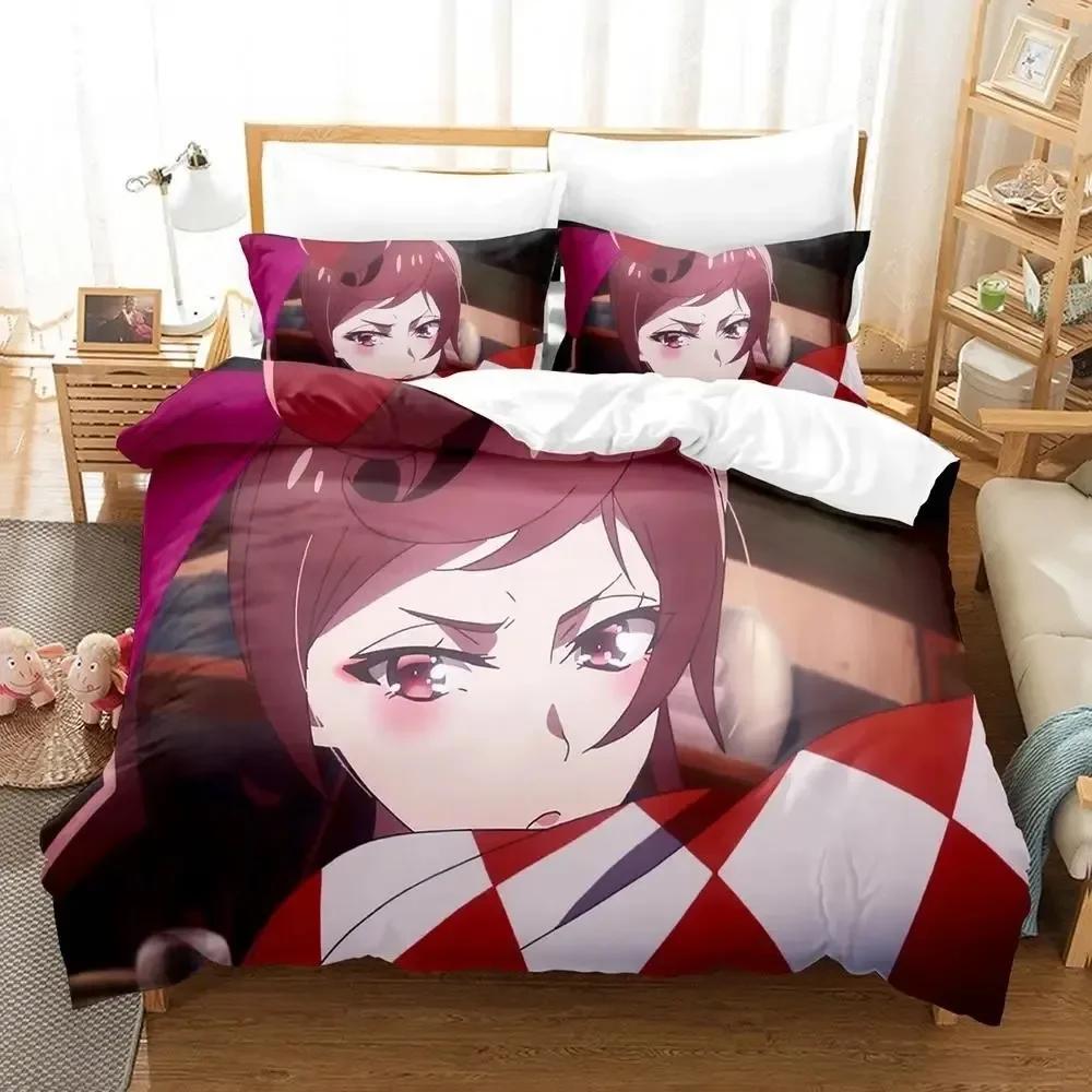 Zombie Land Saga 3D Print Bed Sheet Set Printed Duvet Cover Pillowcase Bedding Set Linen Sheet Quilt Cover Full Queen King Size