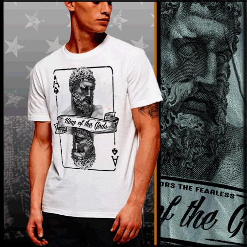 

Zeus Greek Mythology Warrior Military Macedonia King Greco Roman Combat Unisex T-Shirt XXL