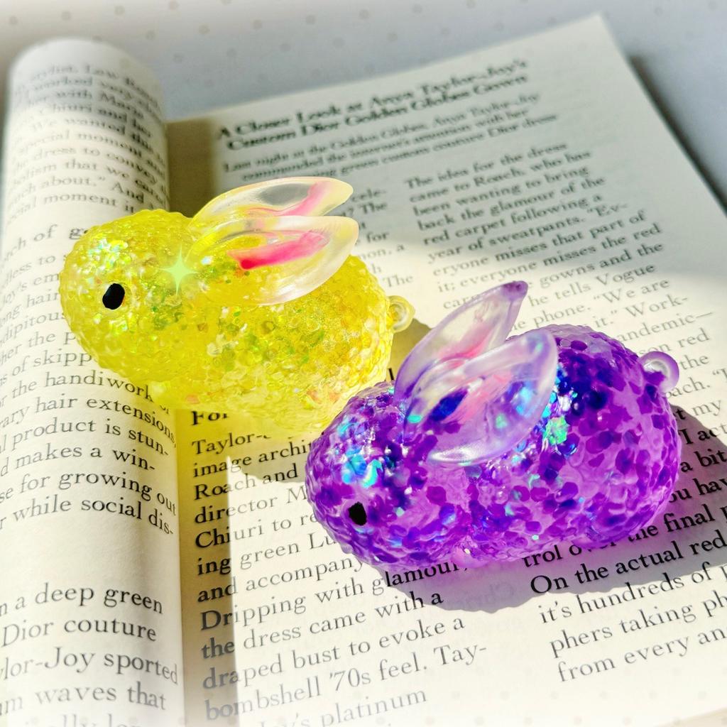 Colorful Bunny Malt Sugar Squeeze Toy Stress Relief Creative Animal Toy