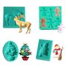 Silicone Mousse Mould Christmas Themed Silicone Material Pudding Chocolate Molds