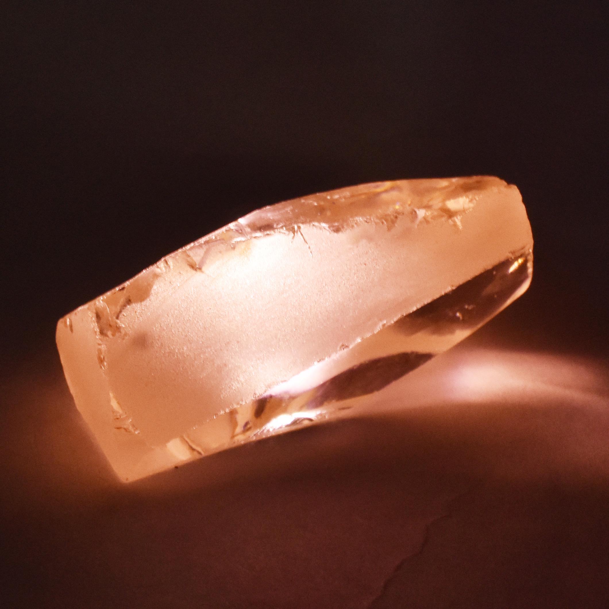 

CERTIFIED 180.23 Ct Natural Pink Rough Sapphire Uncut Gemstone Jewelry Making AR-3408-S 43.5 mm approx рожевий