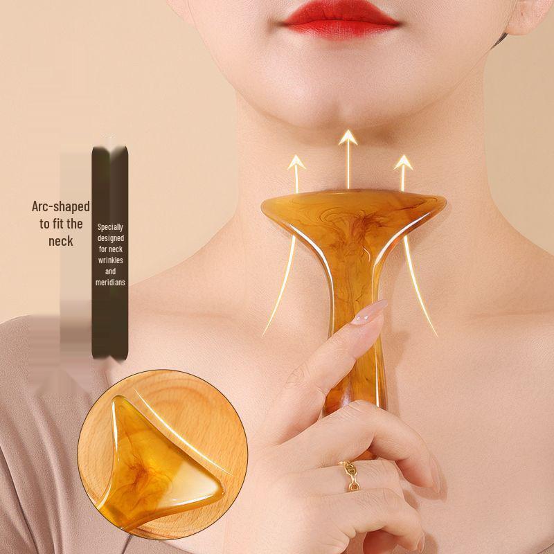 Gua Sha Brett für Ganzkörper-Meridianmassage und Gesichtsstraffung