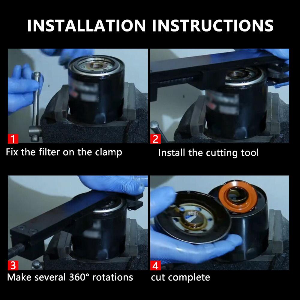 5-1/2 Inch Engine Oil Filter Disassembly Tool for Car Modification