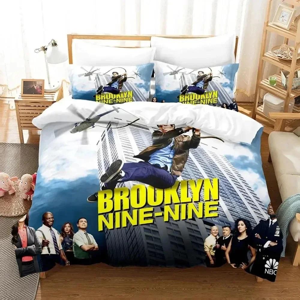 3D Print Brooklyn Nine-Nine Bedding Set Bedroom Soft Modern Bedspreads Comefortable Kids Duvet Cover Quilt Cover And Pillowcase