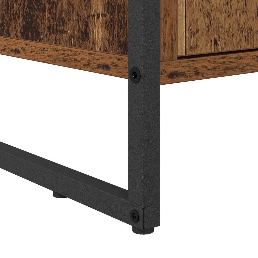 Shoe Cabinet with Door Reclaimed Wood 79 x 36 x 100 cm Engineered Wood