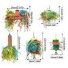 Vogel-Futterspielzeug Buntes Vogel-Schredderspielzeug Schredder-Knabberzubehör Leckerli-Spender Bewegungfördernd Geistig stimulierend