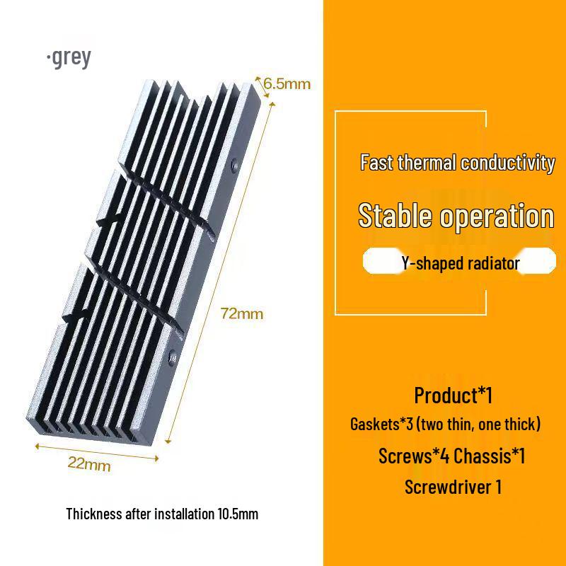 M2 SSD Heat Sink Vest - Pure Copper 2280 Radiator for NVMe (Purple Copper)