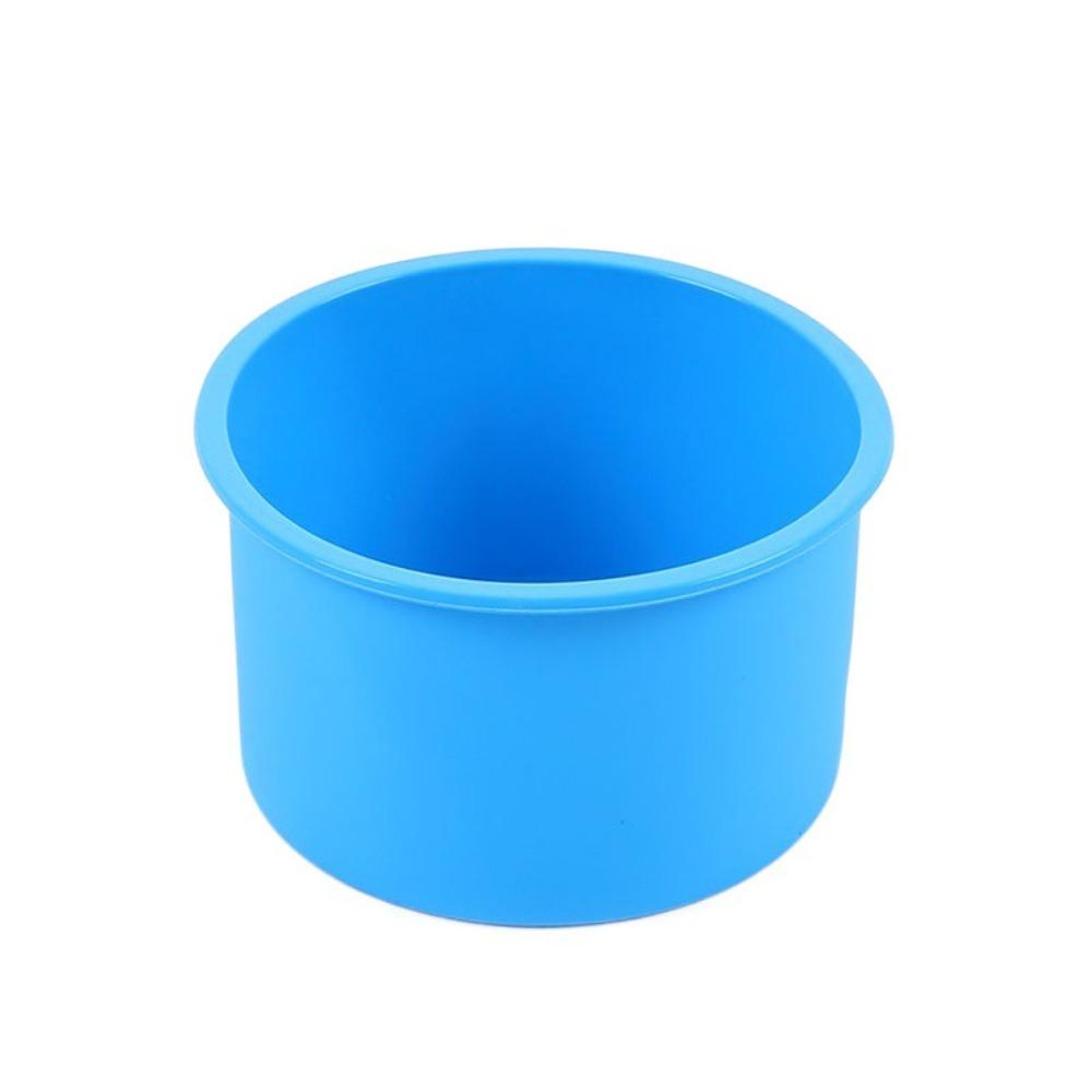 4Pcs 4 in Cupcake Mold Reusable Baking Pan Baking Tool Round Silicone Cake Pan  Pudding