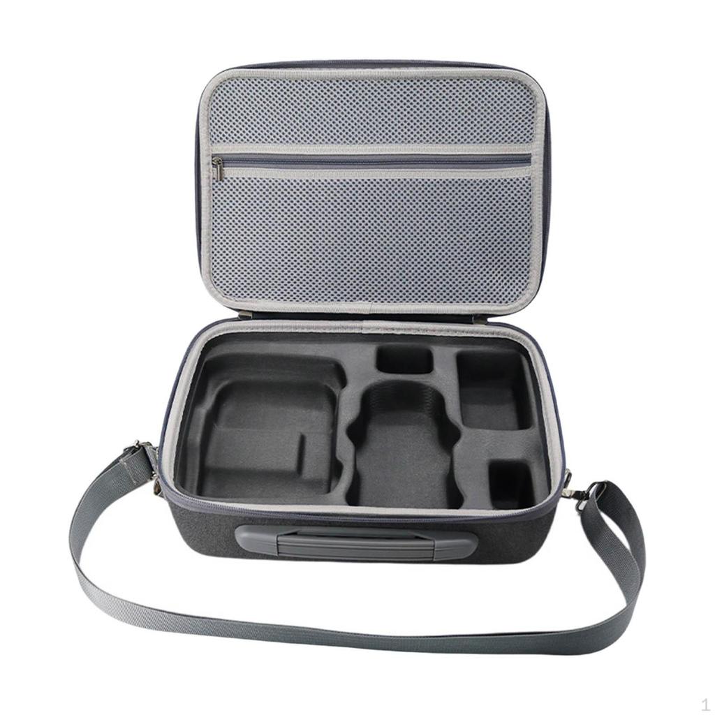 Carrying Case for 3 Adjustable Strap Large Capacity EVA Liner Gray Comfortable Handle