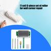 Multi Function Paint Roller System With Expandable Rod And Synthetic Brush For Home DIY Tasks