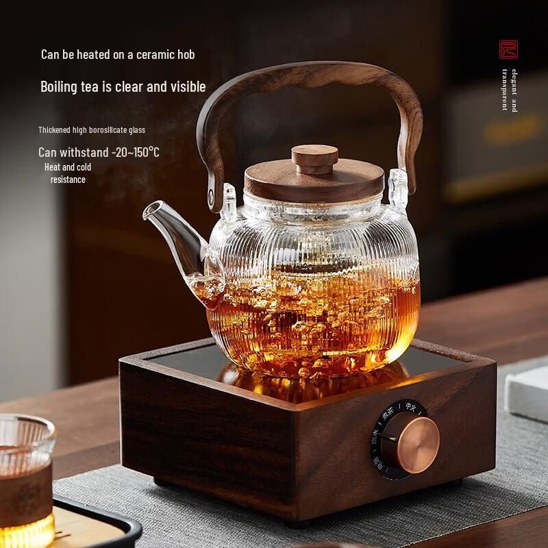 YIHUTEA Shanyii Glass Lifting Handle Tea Kettle