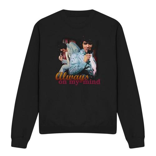 Elvis Presley Unisex Adult Always On My Mind Sweatshirt