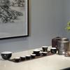 Edenus Ceramic Tea Set with San-cai Gaiwan