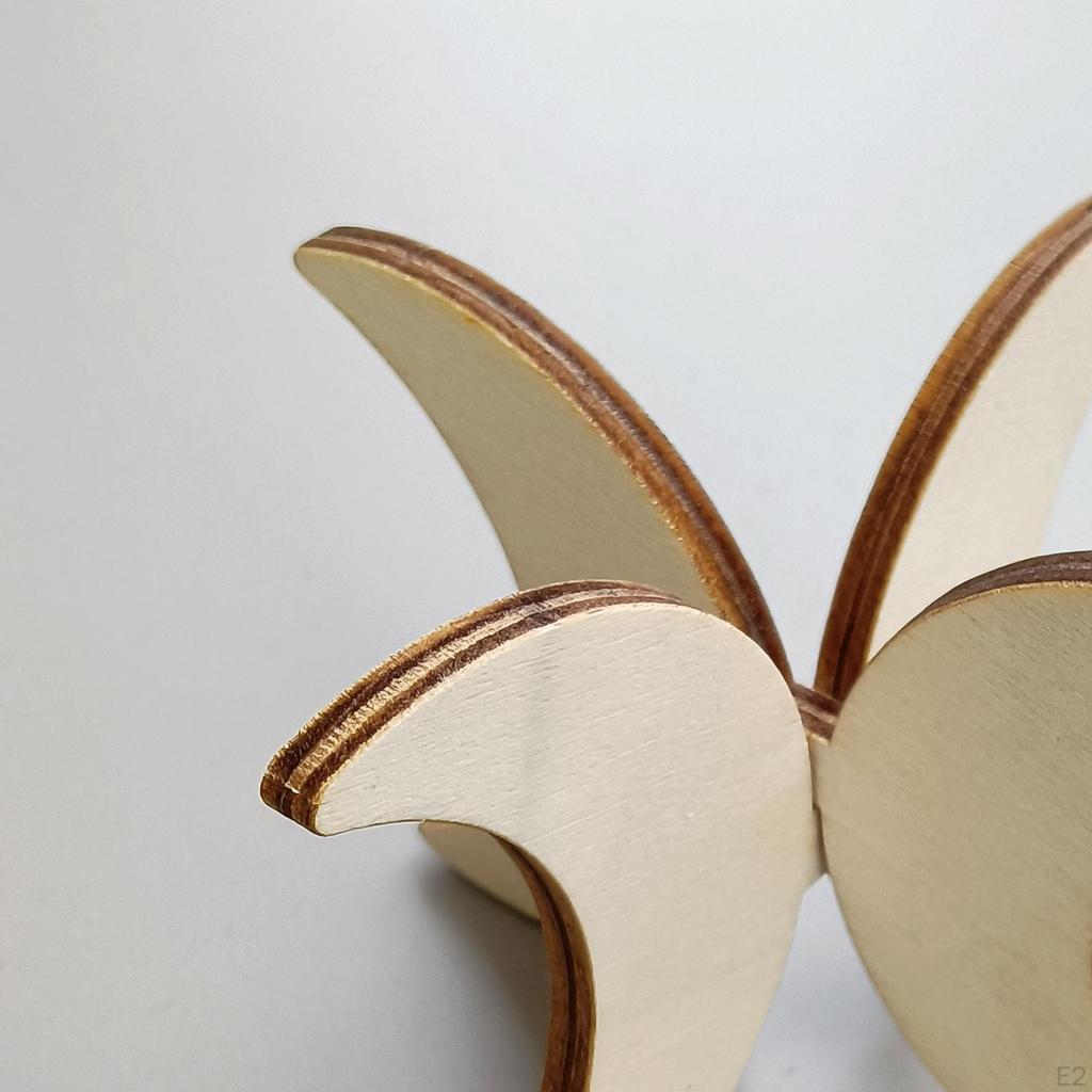 Wooden Display Holder for Round Objects Like Made of Wood Modern and Crystal Ornaments Accessories