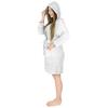Women's bathrobe, warm, long, with a hood, soft, birthday gift