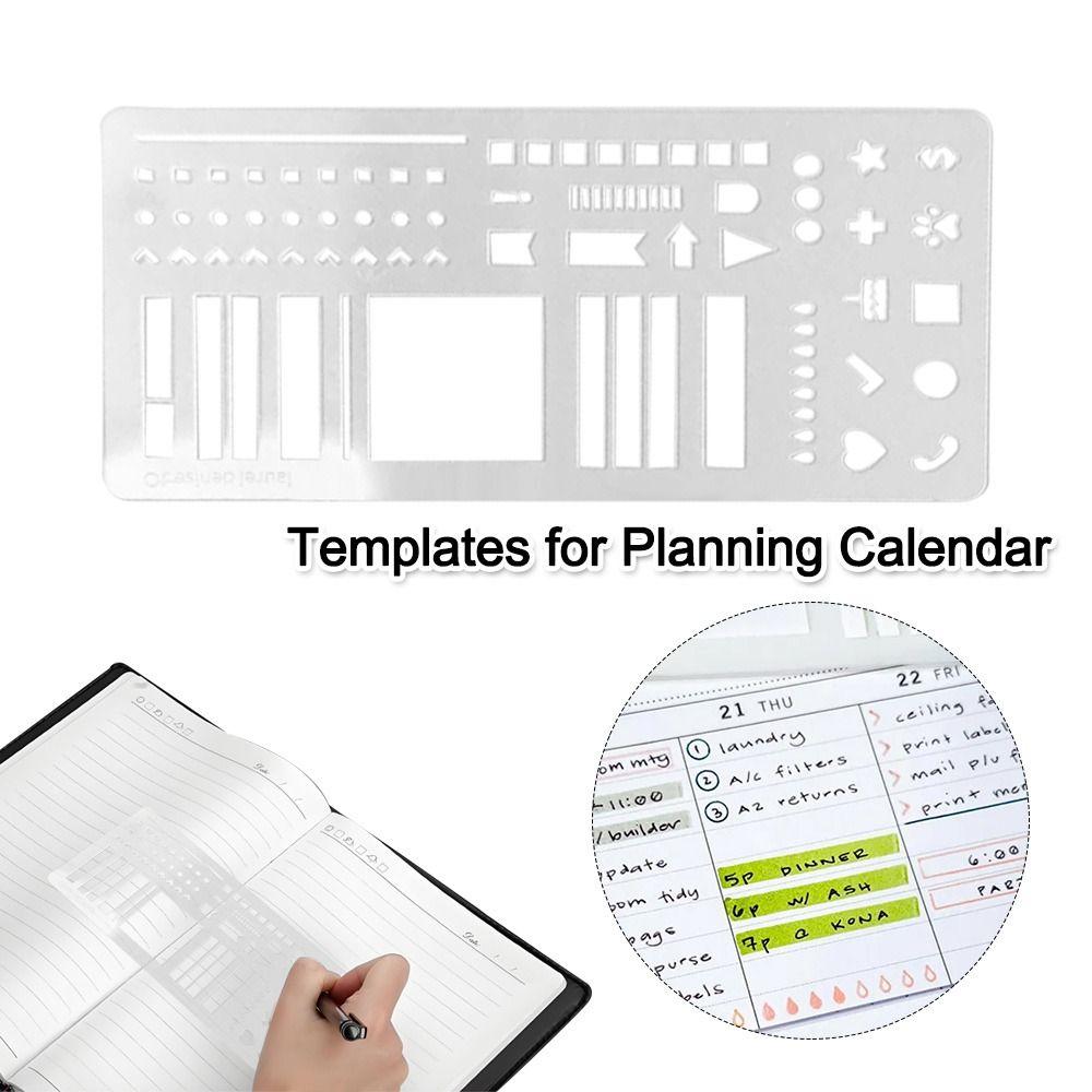Manual Handmade Flexible Record Template Dot Grid Drawing and List Template  Template Drafting Tool