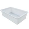 Popular Thickened Plastic Turnover Box: White Square Tray Turtle Breeding Basin with Free Shipping