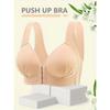 Women's Elegant Style Bra, Nursing Stretchy Bra With Front Closure, Comfort Support Underwear