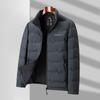 Autunno e Inverno Piuma d'Anatra Calda Collo Rialzato Zip Corta Business Casual Leggera Giacca a Piumino Tendenza