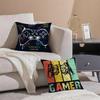 Fashion Colorful Graffiti Game G-Gamepad Cushion Cover Linen Pillowcase Soft For Sofa Bed Home Room Decor