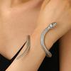 Exaggerated High-End Golden Snake Bracelet & Ring Set for Women