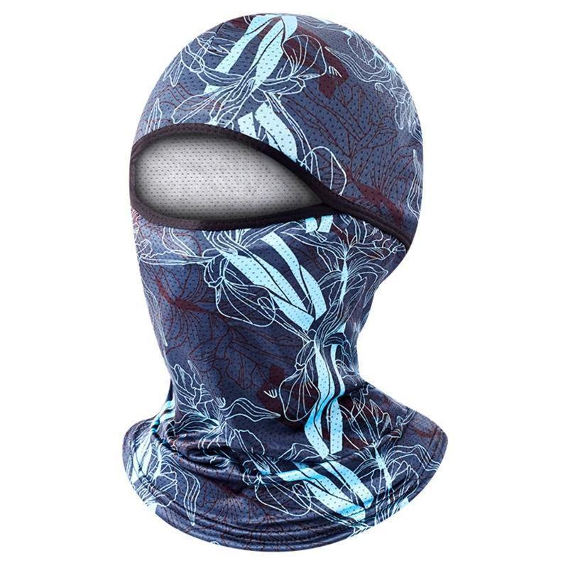 Unisex Ice Silk Sun Protection Face Mask & Neck Gaiter for Cycling, Fishing, Motorcycle, and Summer Activities.