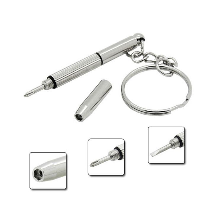 Portable Multi-Function Mini Screwdriver for Eyeglass and Small Appliance Disassembly