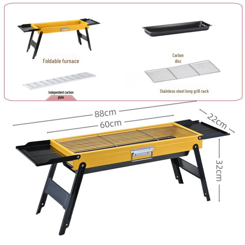 Nufeng Outdoor Portable Charcoal BBQ Grill One Size
