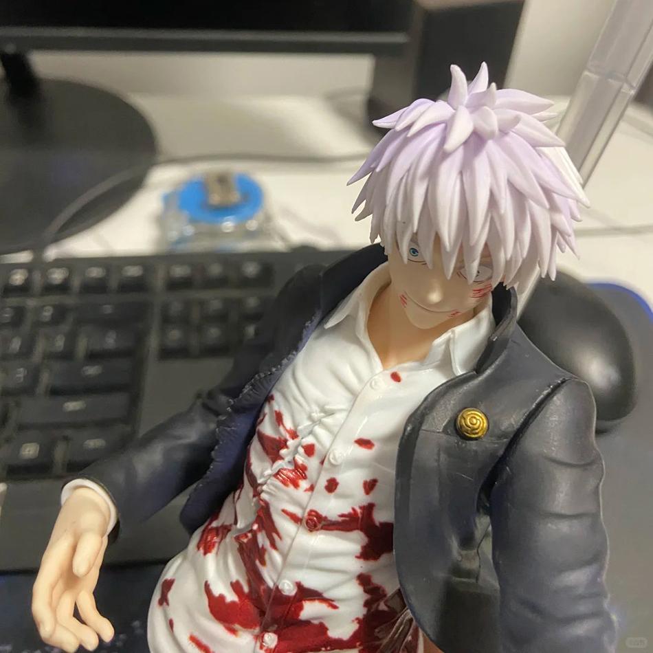 19CM Anime Jujutsu Kaisen Figure Season Satoru Gojo Awakening Flying Model Toy Collection Action Toys Doll Gifts PVC 2 Poseable Articulated Scale