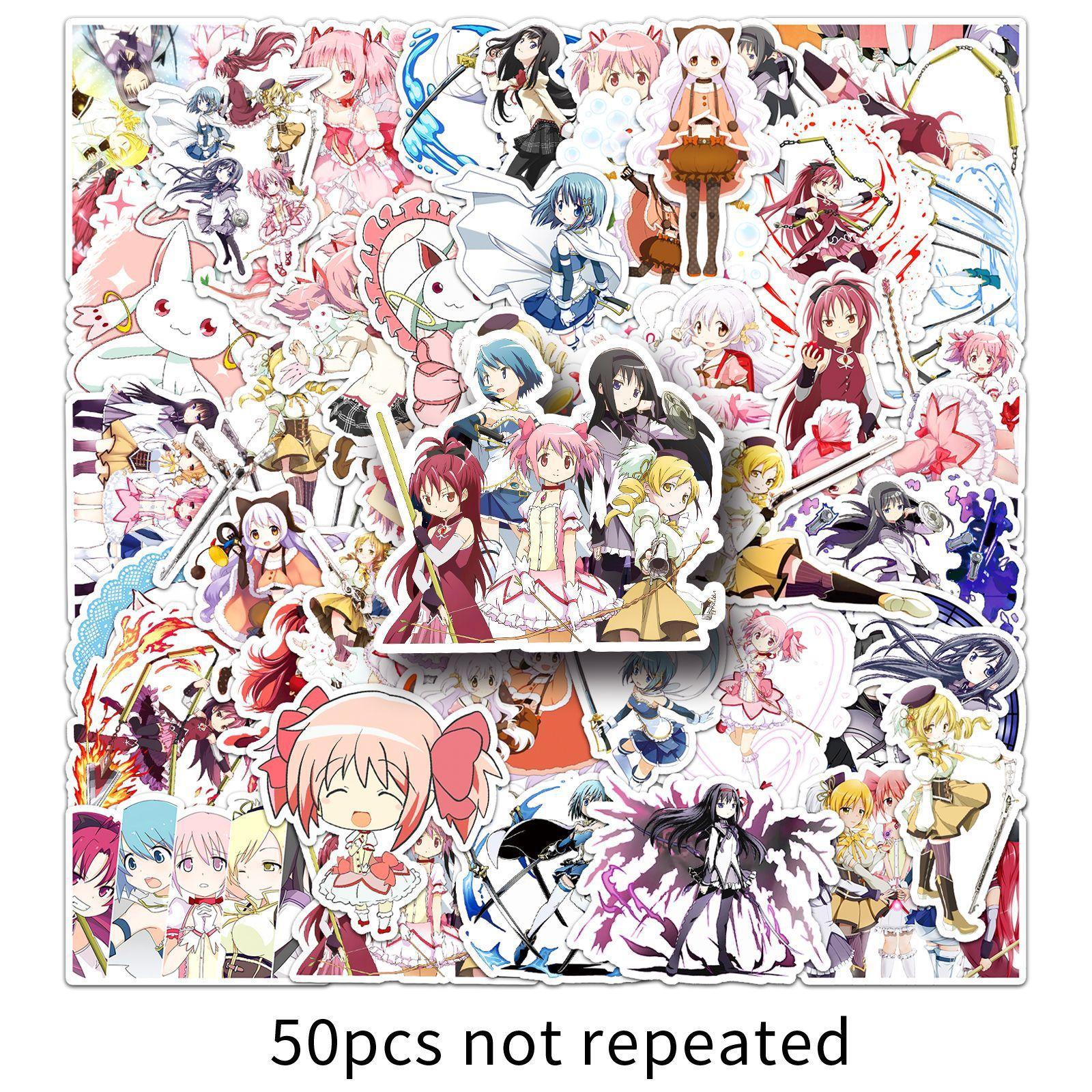 

50 Маленьких Круглых Граффити Наклеек Мультяшные Японские Комиксы Креативное Украшение Чехол для Мобильного Телефона Наклейки для Водной Чашки Чемодана