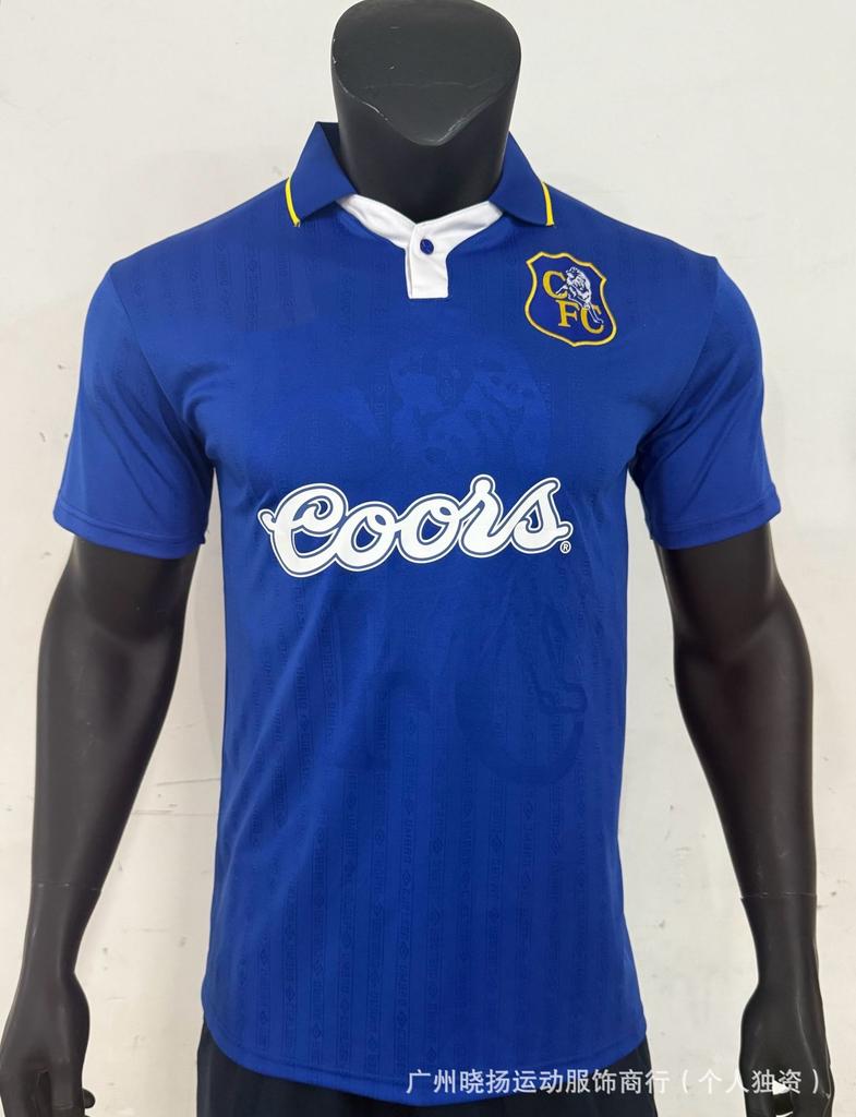Vintage football jersey Manchester United Arsenal Chelsea Real Madrid short-sleeved jersey