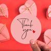 500Pcs/Roll Scrapbooking Seal Labels 3 Styles Thank You Adhesive Label Stickers