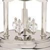 Wm.Widdop Rotating Pendulum Anniversary Clock - Silver