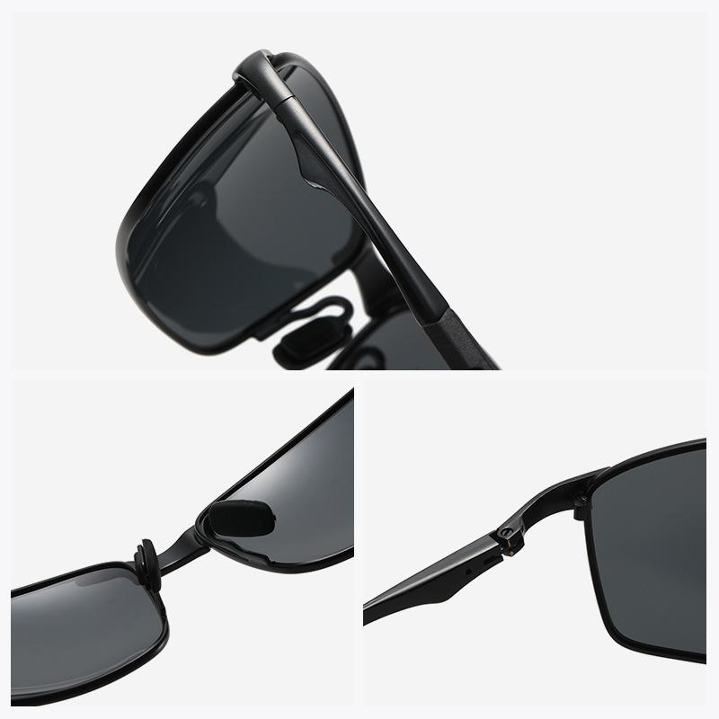 Day And Night Polarized Light Color-Changing Sunglasses Outdoor Sports Cycling Glasses Small Frame Metal Men'S Sunglasses Night Vision Glasses