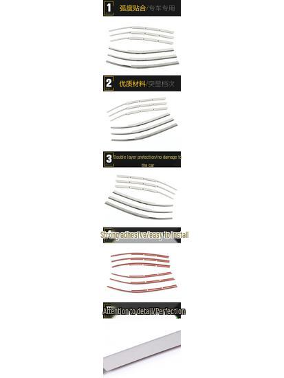 2020 RX5PLUS Främre Nedre Grill & Huv Stötfångare Anti-Kollisionslist