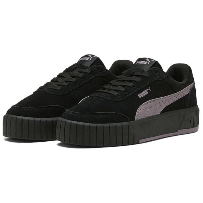 Puma Carina Mia Women Low Top Wear Resistant Versatile Comfort Skate Shoes Black 402638-03