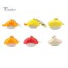 Stress Relief Toy 1/6Pcs 3D Printed Sushi Clicker Keychain, Push Button Fidget Toy, Finger Keyring Pendant Backpack Handbag Charm Gadget
