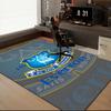 Ever-ton Football Club Crest Printed Office Carpet Chair Cushion  Entryway Rug, Rugs for Living Room, Bedroom Christmas gifts