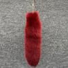 Huge Fluffy Faux Fur Fox Tail Keychain Bag Charms Therian Tail Fox Tail Keychain Fur Pendant Key Chain Plush Pendant Gift For