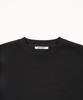 EXCONTAINER Sleeve Layered Crop Half T-Shirt (Black)