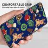 Christmas cartoon pattern For Xiaomi Redmi Note 15 14 13 12 12S 11E 11 11S Pro Plus 4G 5G Black Soft TPU Phone Case