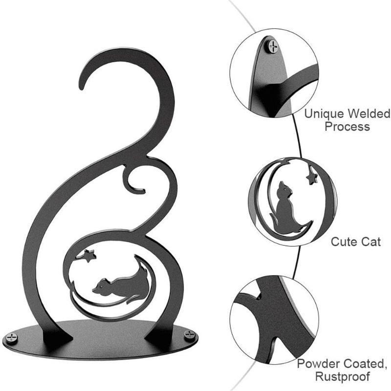 Haczyk do doniczki ściennej Metalowy wieszak Wspornik do roślin Do wieszania karmników dla ptaków Dzwonków wietrznych Latarni