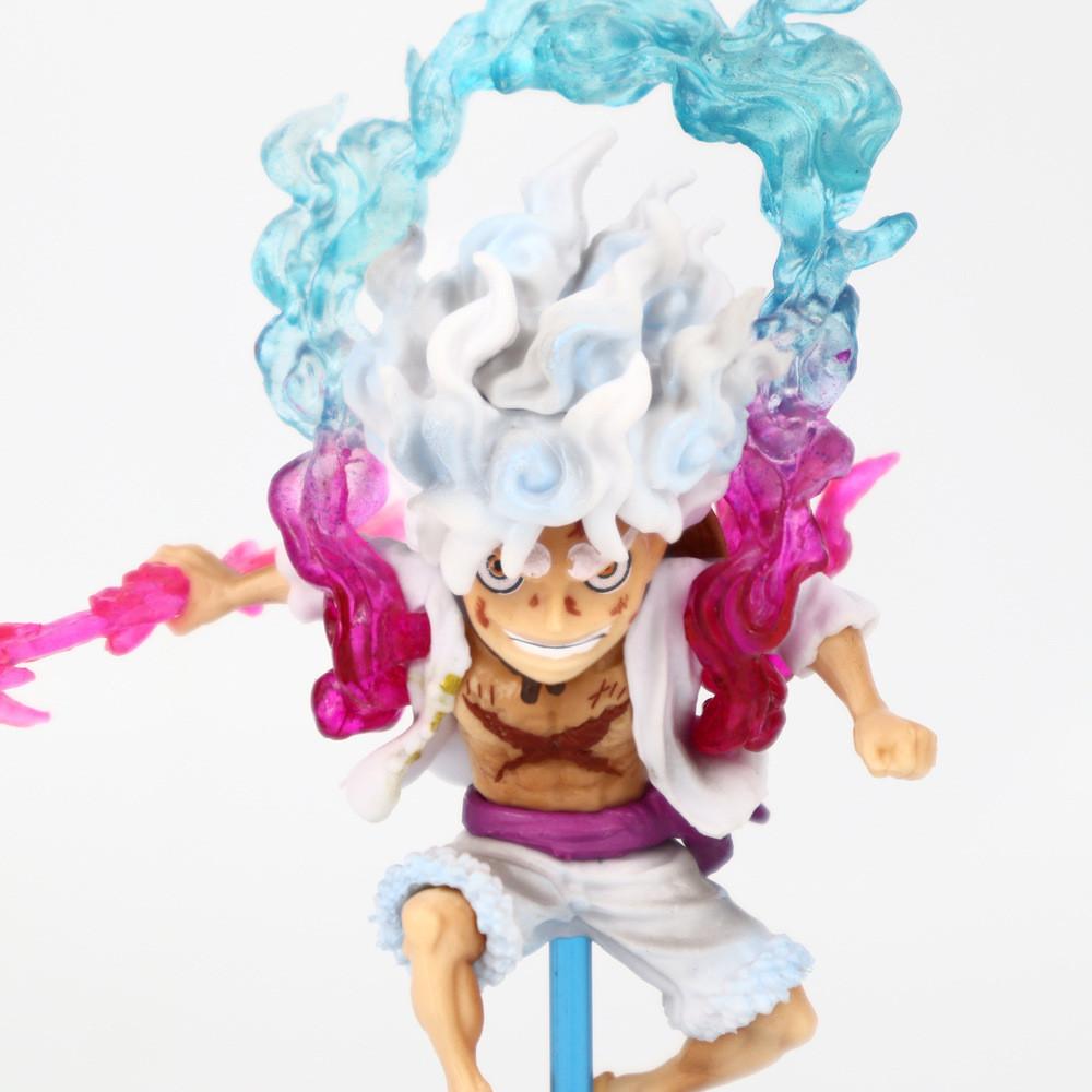 Vibrant Luffy Anime Statue In Sitting Pose Perfect For Serious Collectors And Fans