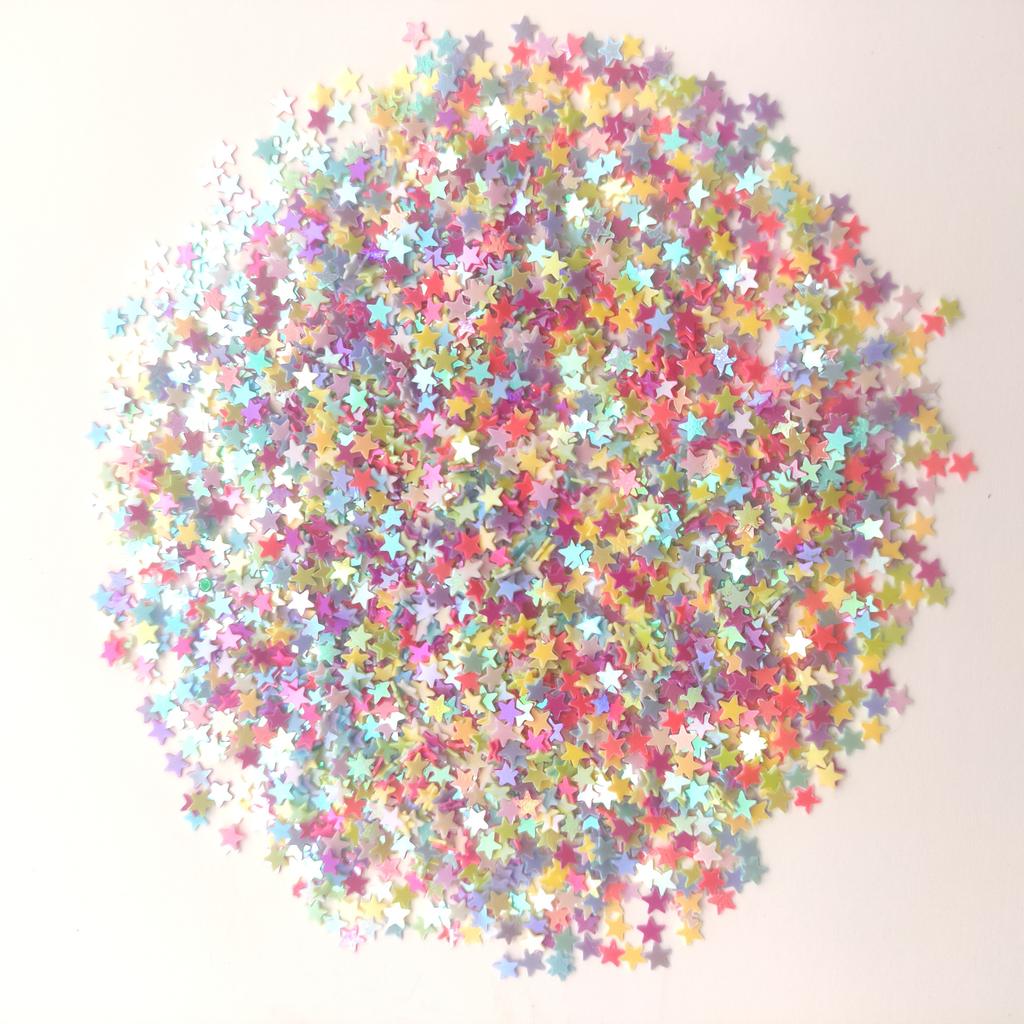 Hot Sale PVC Confetti Bag Filled Sequins DIY Decorative Sequins
