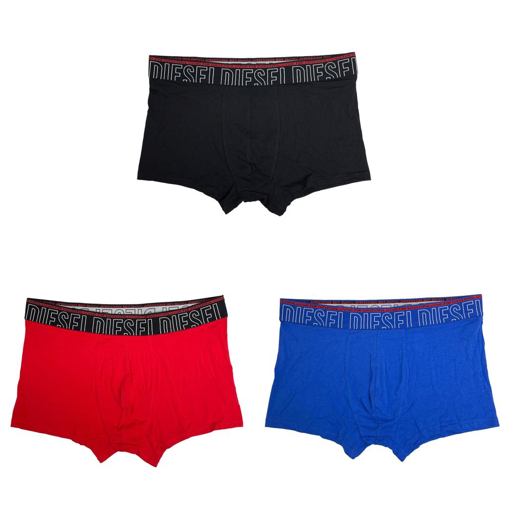 Diesel Men's 3-Pack Boxer Briefs, Multi4, Size L (Parallel Import)
