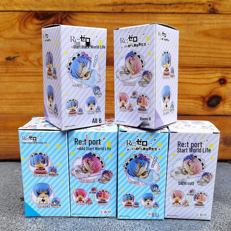Re:Zero Isekai Sleepwear Rem & Ram Boxed Egg Figure (6 Types) - Arcade Prize Model